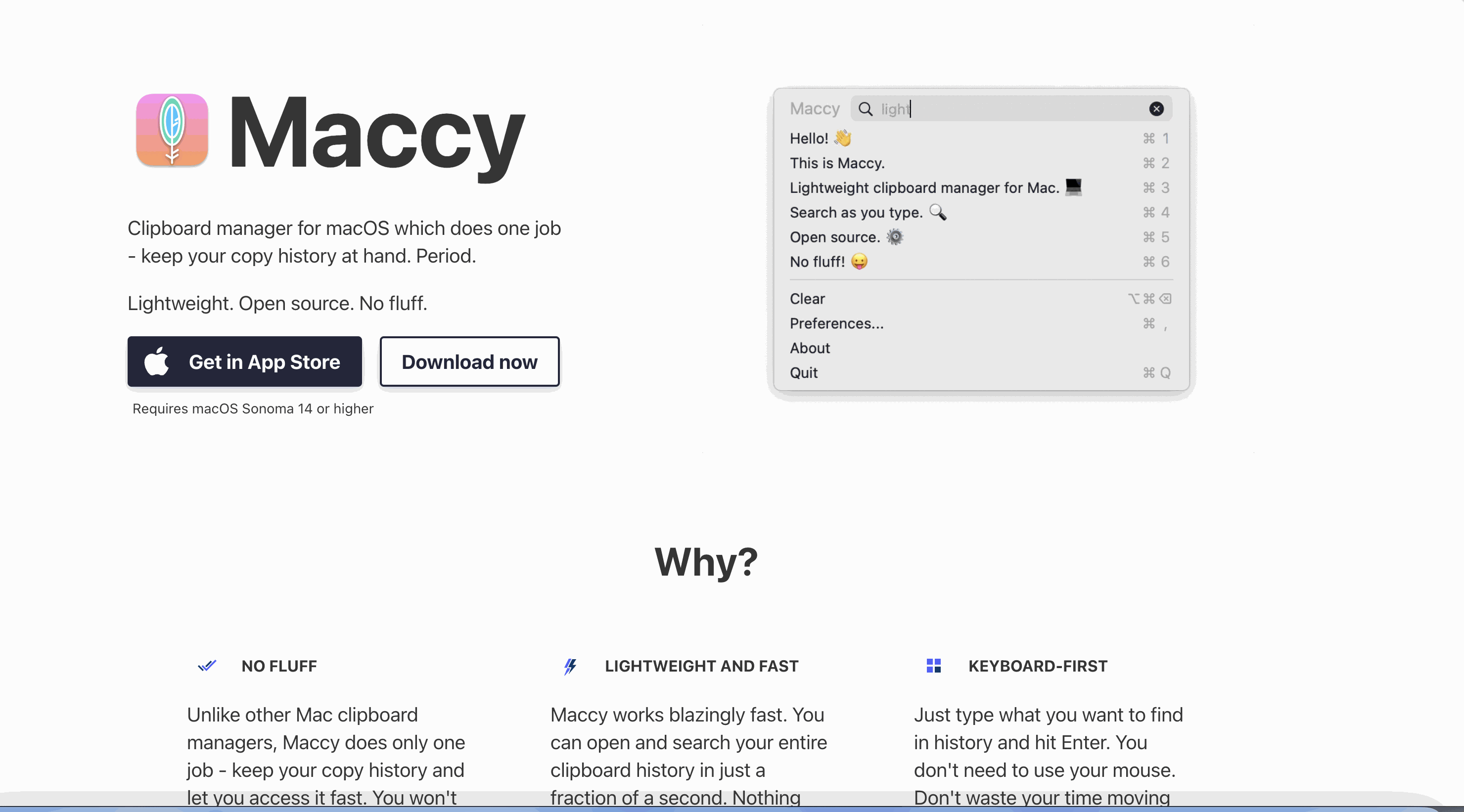 maccy 官网