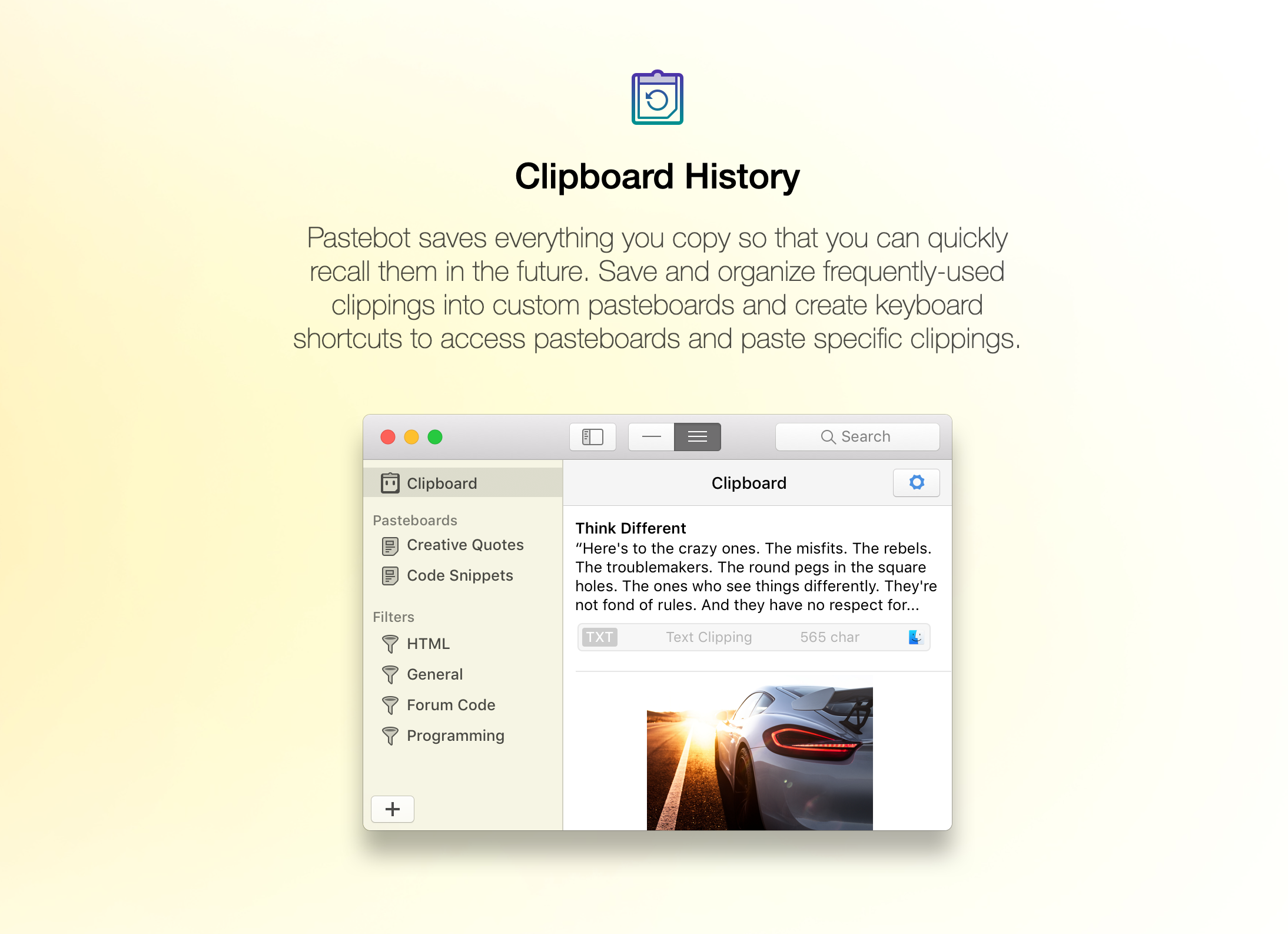 Clipboard History