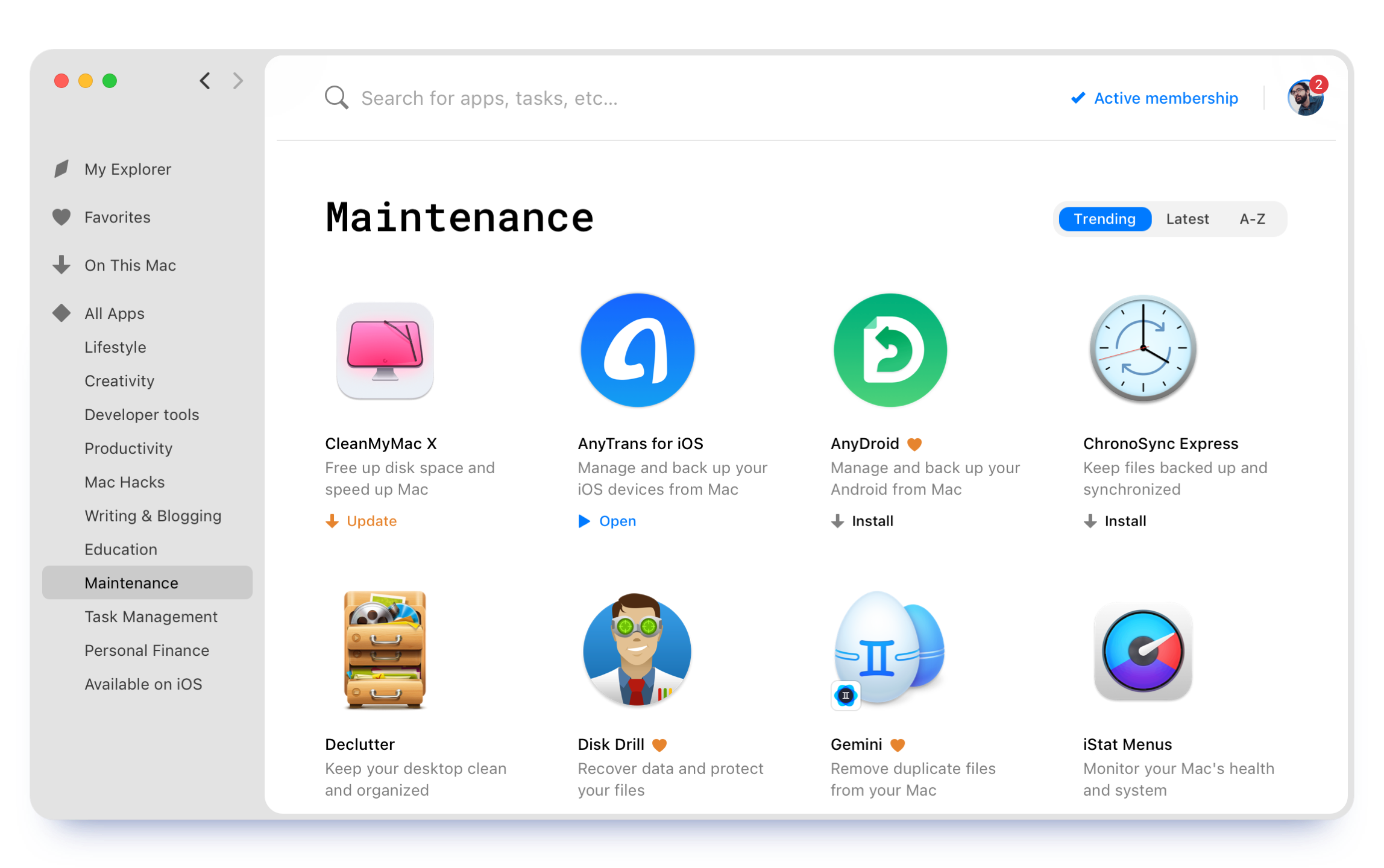 Setapp提供的付费订阅软件