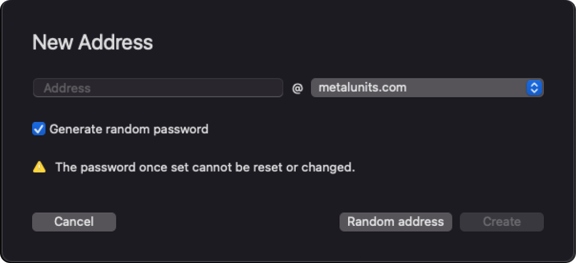 自定义临时邮箱